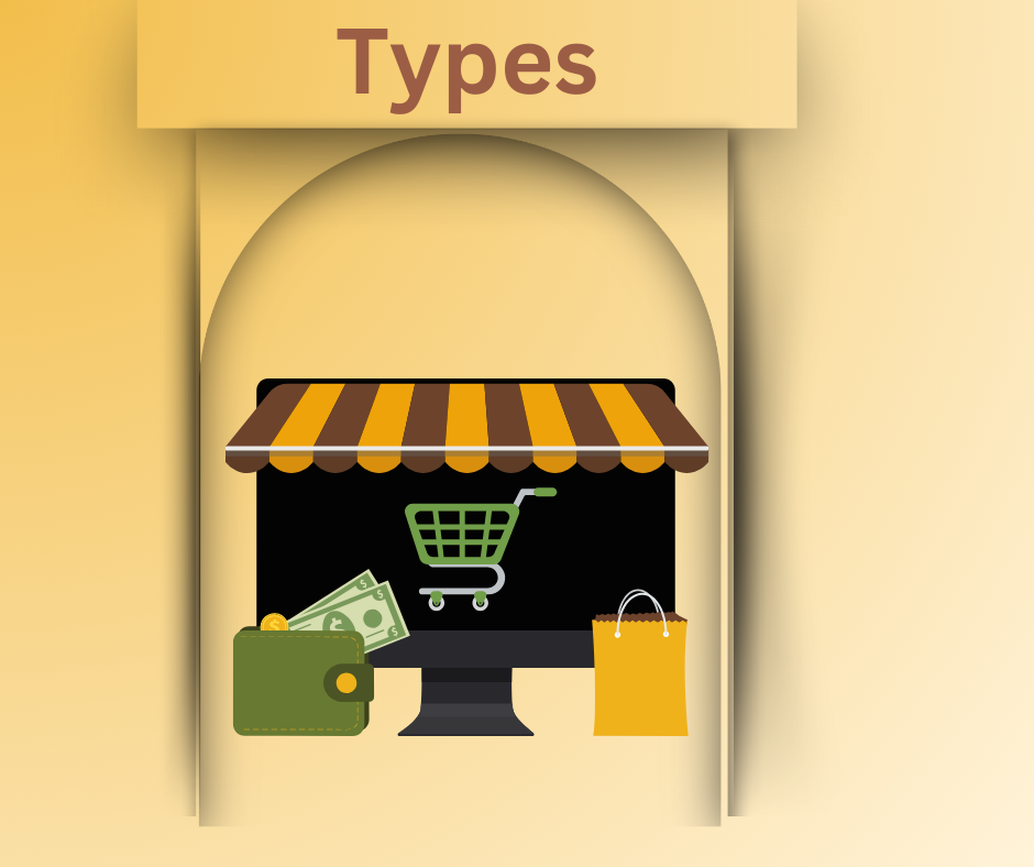 The most important types of online stores